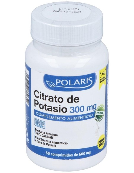Potasio Citrato 300Mg. 50Comp. de Polaris