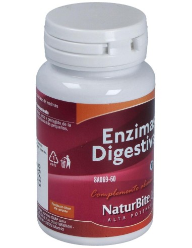 Enzimas Digestivas 60Comp. de Naturbite