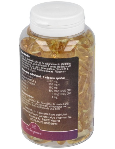 Aceite De Pescado 1000Mg. 120Cap. de Naturbite