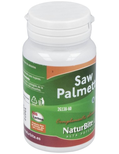 Saw Palmetto, 60 Caps. de NaturBite