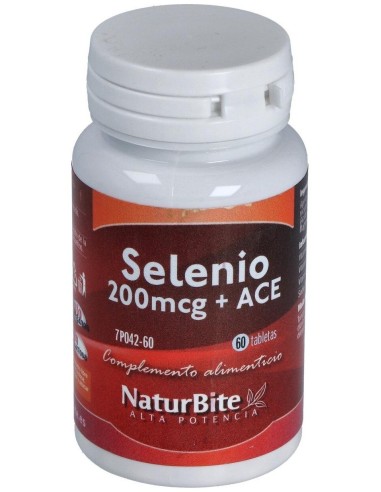 Selenio 200mcg+ACE, 60 Tabl. de NaturBite