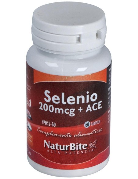 Selenio 200Mcg + Ace 60Comp. de Naturbite