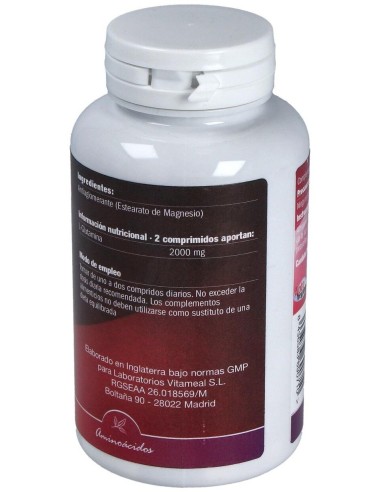 L-Glutamina 1.000mg, 60 Tabl. de NaturBite