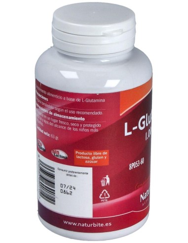 L-Glutamina 1000Mg. 60Comp. de Naturbite