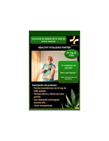 Healthy Vitalidad Forte Parches Cbd 12Ud. de Healthy Vida