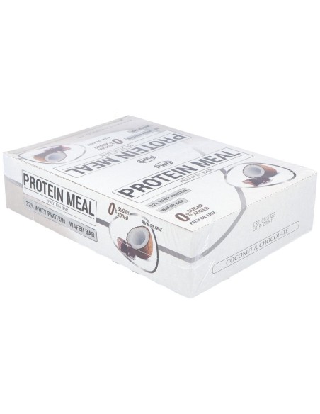 Protein Meal Barritas Coco Con Chocolate 12Uds. de Pwd