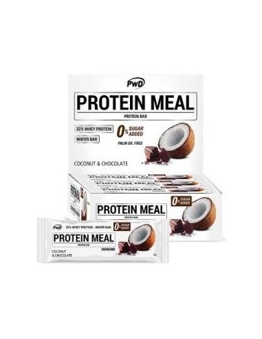 Barritas Protein Meal Coco Chocolate 12uds PWD