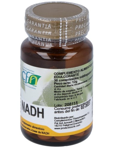 Nadh Sublingual 30 Comp. de Cfn