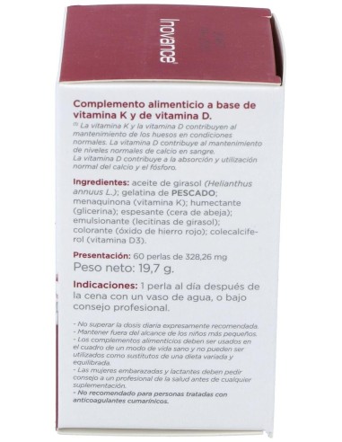 Vita K2+D3 60Perlas de Inovance