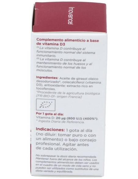 Vita D3+ 15Ml. de Inovance