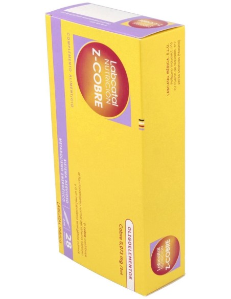 Zinc Cobre 19 28X2Ml Ampollas Labcatal