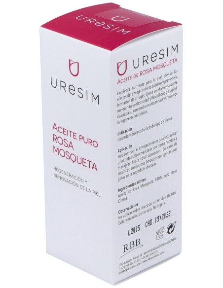 Uresim Aceite Rosa Mosqueta Puro 100% 30Ml. de Uresim
