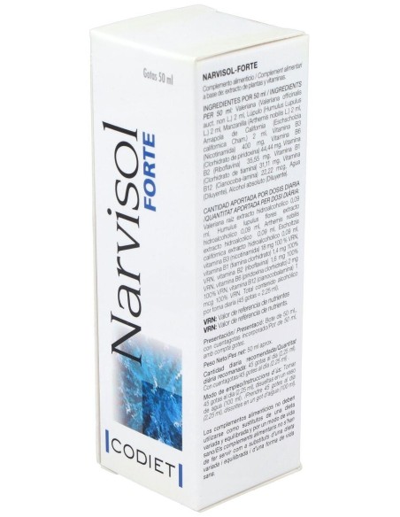 Narvisol Forte (Nervisol) Gotas 50Ml. de Codiet