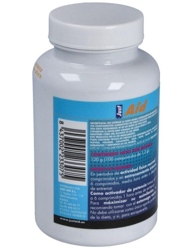 Amino Aid Bcaa (Aminoacidos Ramificados) 100Comp. de Just Aid