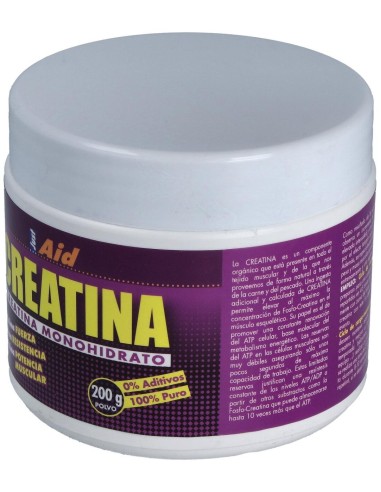Creatina 0 (Monohidrato Pura) 200Gr.Polvo de Just Aid