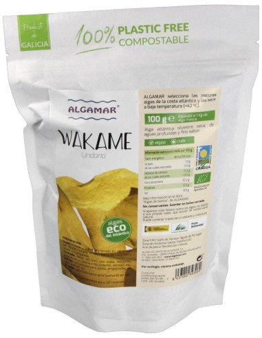 Wakame Hoja Bio 100 g  de Algamar