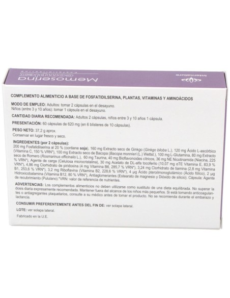 Memoserina Complex 60Cap. de Internature
