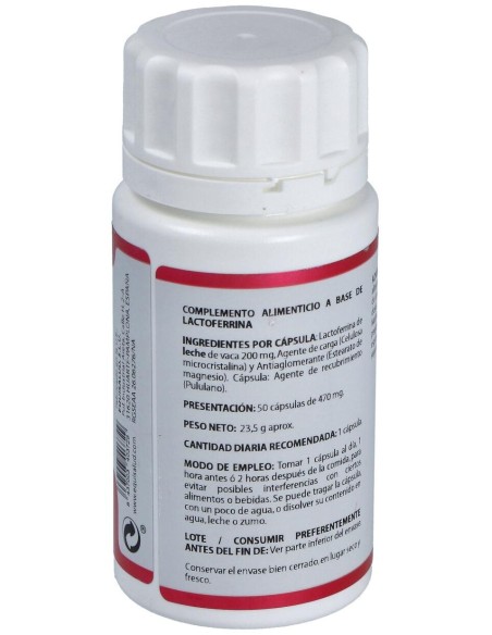 Holomega Lactoferrina 50Cap. de Equisalud