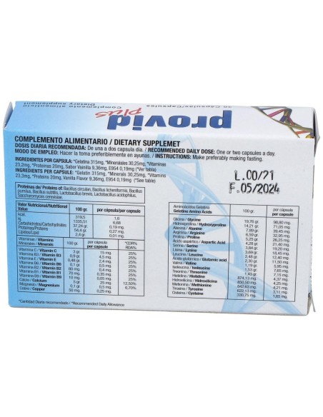 Provid Plus 30Cap. de Enzi-Bio