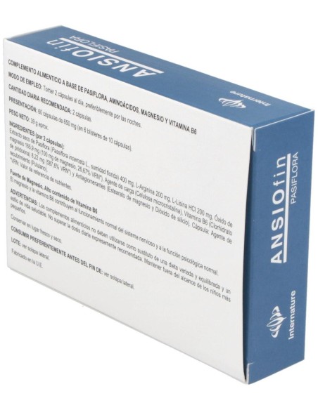Ansiofin 60Cap. de Internature