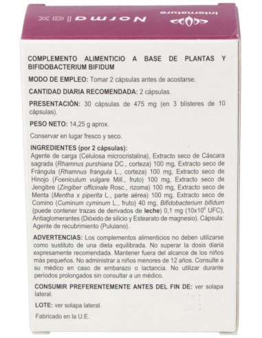 Normalax 30Cap. de Internature
