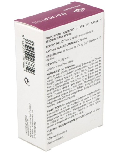 Normalax 30Cap. de Internature