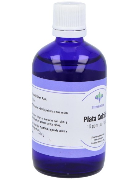 Plata Coloidal 10Ppm Uso Topico 100Ml. de Internature