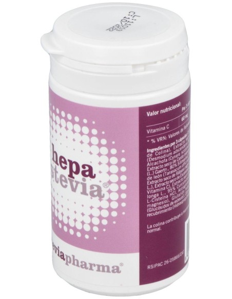 Hepastevia 50Cap. de Steviapharma