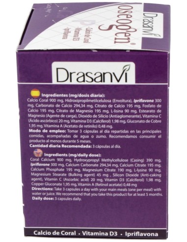Oseogen Alimento Oseo 72 Capsulas Drasanvi