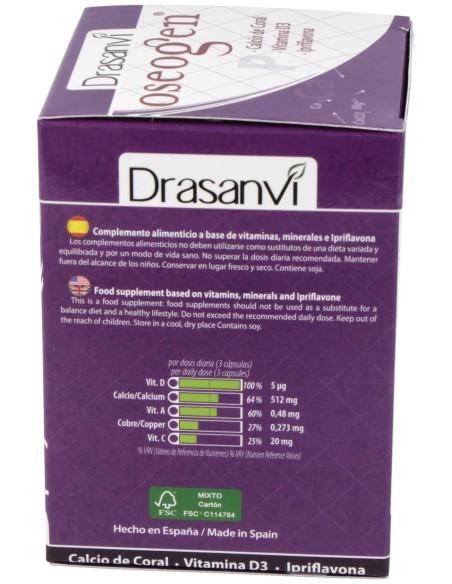 Oseogen Alimento Oseo 72 Capsulas Drasanvi