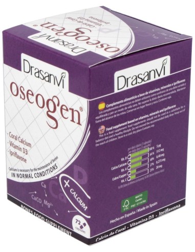 Oseogen Alimento Oseo 72 Capsulas Drasanvi