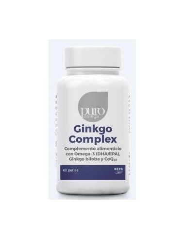 Ginkgo Complex Dha/Epa Q10 - 60 Perlas de Puro Omega