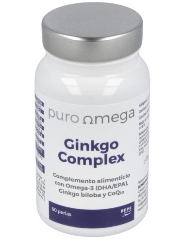 Ginkgo Complex Dha/Epa Q10 - 60 Perlas de Puro Omega