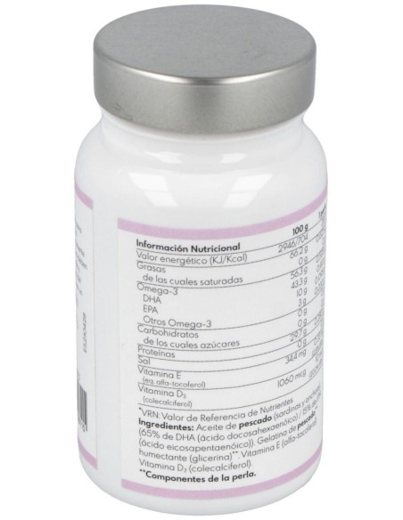 Natural DHA Embarazo y Lactancia 60 perlas de Puro Omega