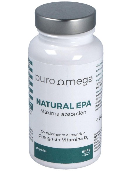 Natural Epa Maxima Absorcion 60Perlas de Puro Omega