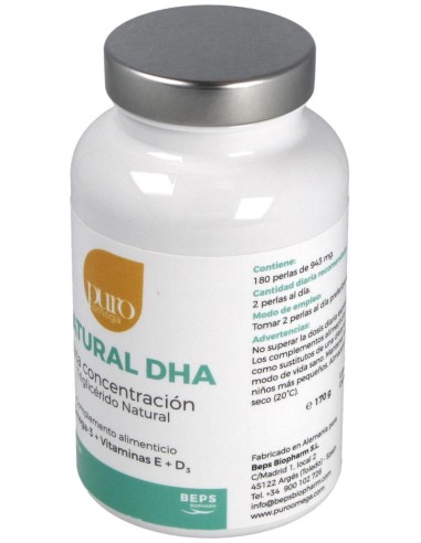 Natural Dha Alta Concentracion 180Perlas de Puro Omega