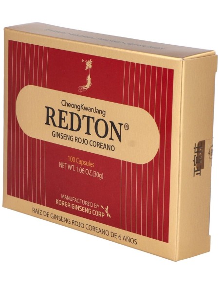 Redton Ginseng Rojo Coreano 100Cap de Abamed Farma