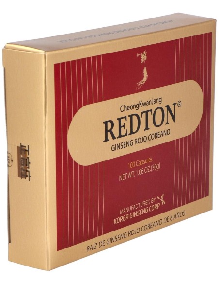 Redton Ginseng Rojo Coreano 100Cap de Abamed Farma
