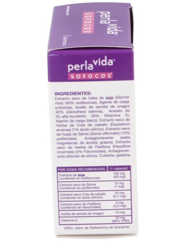 Perlavida Sofocos 30 Cápsulas de Plameca
