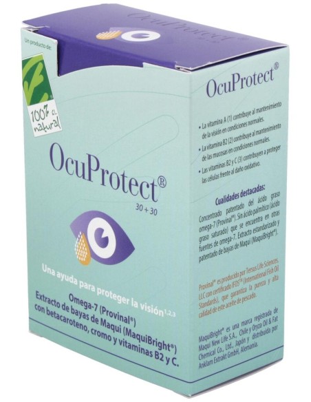 Ocuprotect 30Perlas+30Cap.Veg. de Cien Por Cien Natural