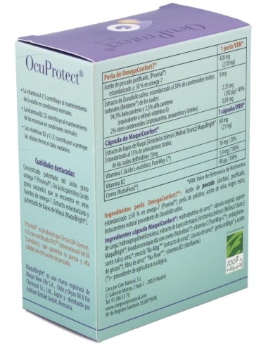 Ocuprotect 30Perlas+30Cap.Veg. de Cien Por Cien Natural