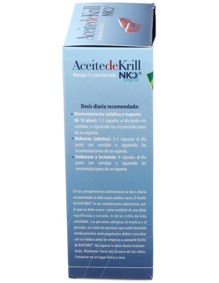 Aceite De Krill Nko 80Perlas de Cien Por Cien Natural