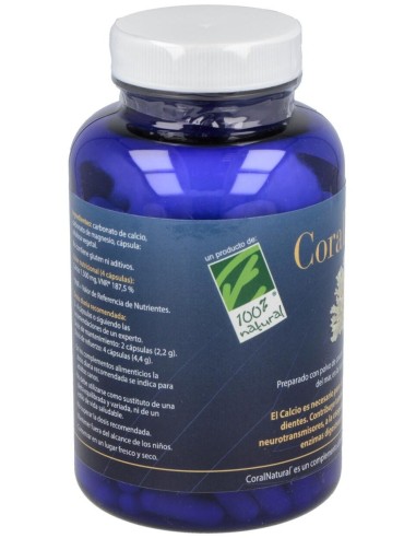 Coralnatural 180Cap. de Cien Por Cien Natural