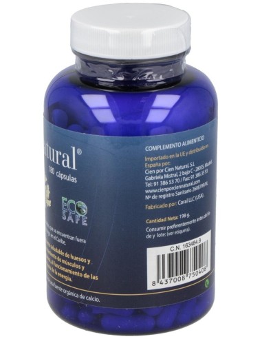 Coralnatural 180Cap. de Cien Por Cien Natural