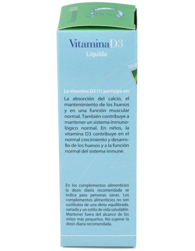 Vitamina D3 Liquida 50Ml. de Cien Por Cien Natural