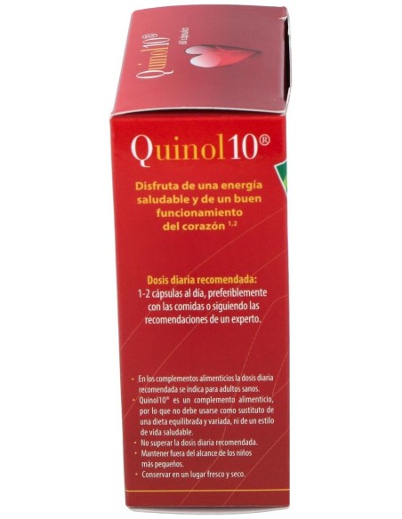 Quinol 10 50Mg. 60Perlas de Cien Por Cien Natural