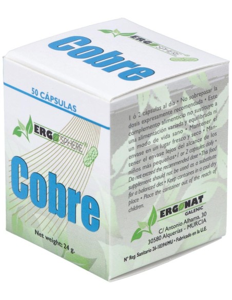 Cobre Ergosphere 50Cap. de Ergonat