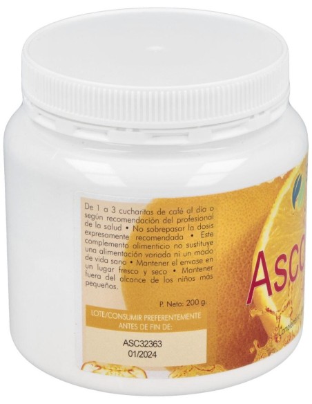 Ascorbat-C Vitamina C No Acida 200Gr. de Ergonat