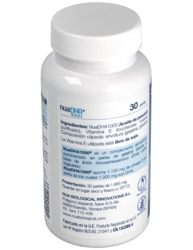 Nuadha 1000Mg. 30Perlas de Nua