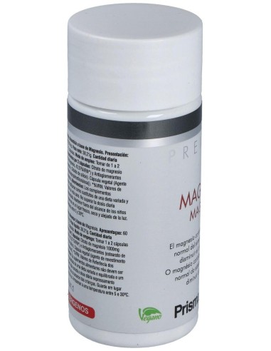 Magnesio 60 Caps. de Prisma Natural